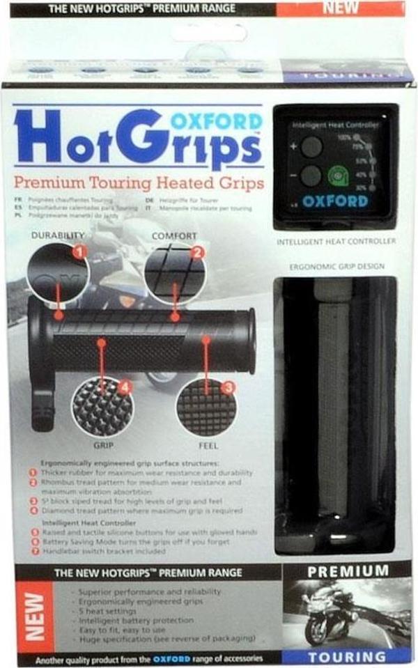 Oxford Motosiklet HotGrips Premium Toring Elcik Isitma OF691 - Image 1