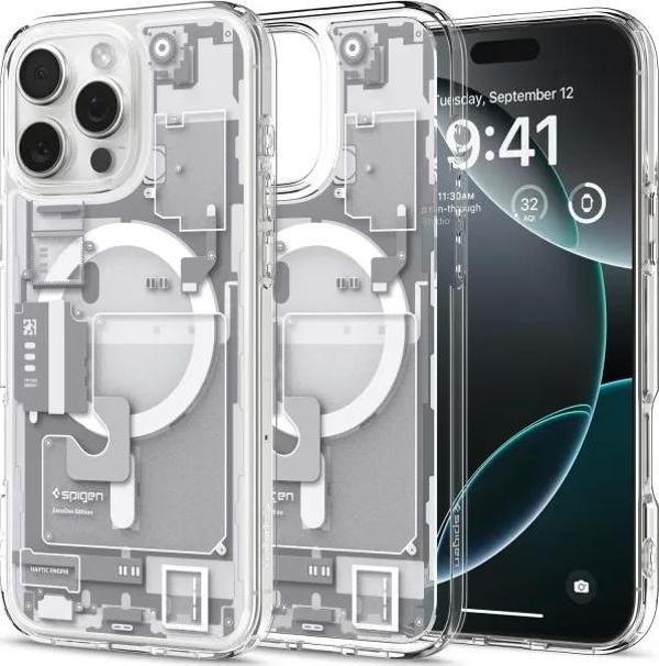 Spigen Ultra Hybrid T MagFit [Kamera Buton Korumalı] iPhone 16 Pro Max Kılıf iPhone 16 Pro Max Zero  - Image 1