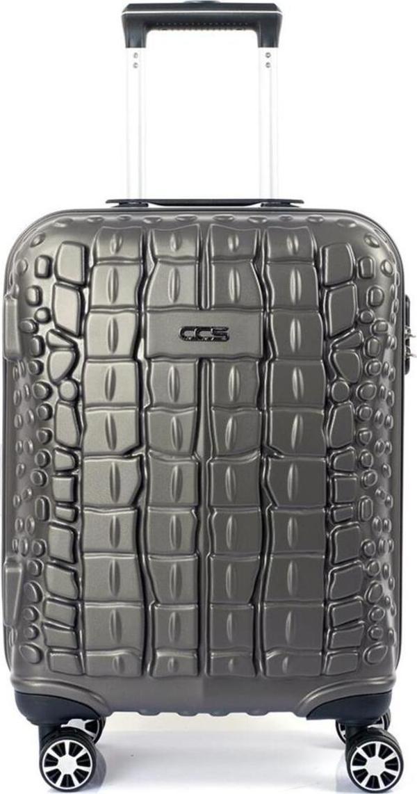 Ççs 5201 Crocodıle Abs Kabin Boy Valiz Antrasit - Image 1