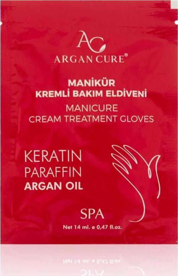 Argan Cure Kremli Manikür Bakım Eldiveni 1 Çift - Image 1