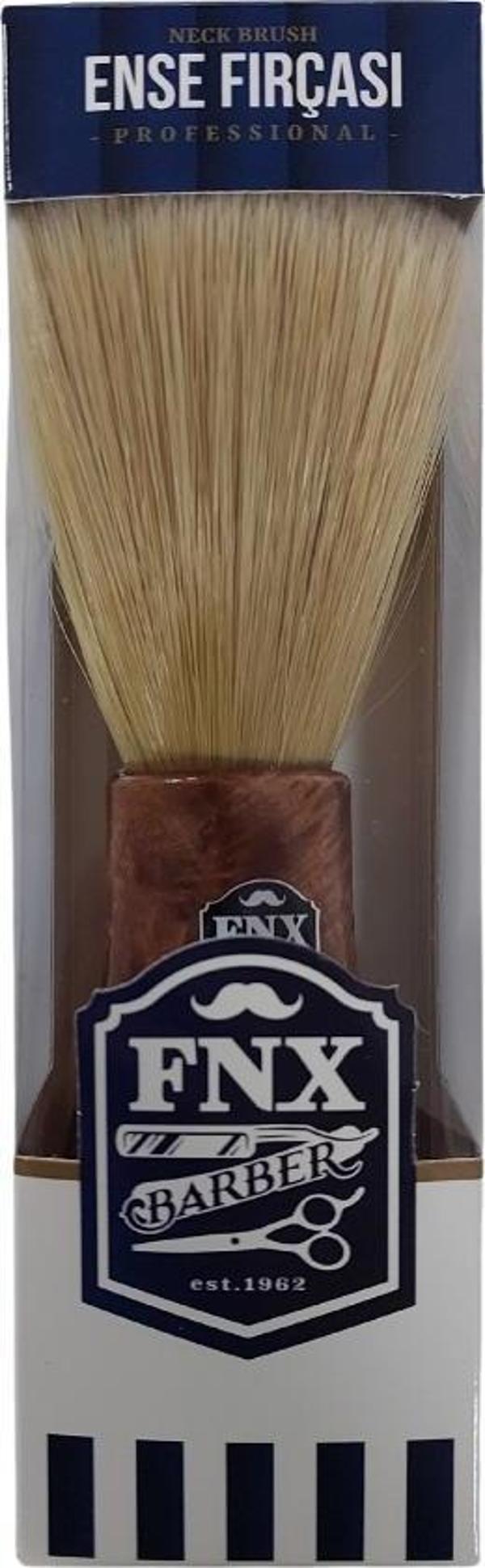 FNX Barber Ahşap Saplı Profesyonel Ense Fırçası No: 1 - Image 1