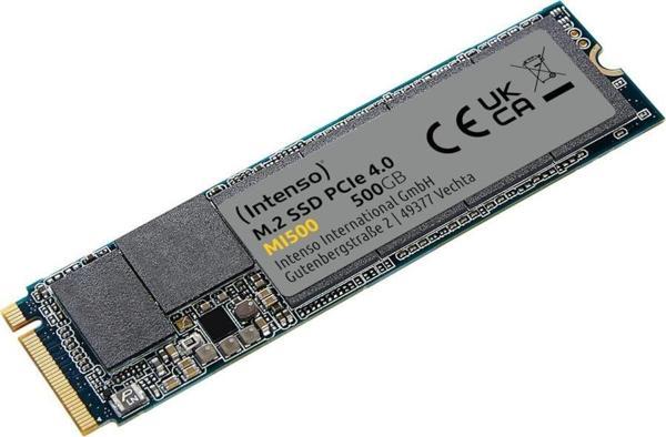 Intenso 500GB MI500 Gen.4x4 NVMe 1.4 SSD 5300MB-4000MB-s Ssd Harddisk - Image 1