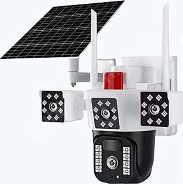 Okam O-Kam 3030 4G Güneş Enerjili Dual Lens 360 Derece Görüş Akıllı Güvenlik Kamerası - Image 1