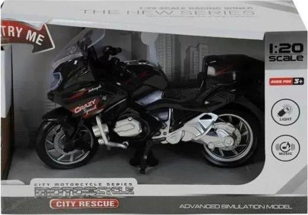 Asya Oyuncak Sesli - Işıklı Sürtmeli Motosiklet C5809-8080A-5 - Image 1