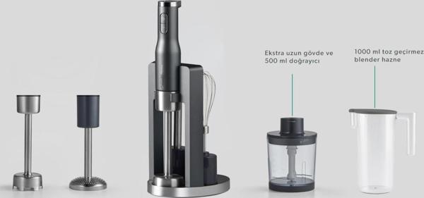 Jumbo X Homend Artfood 1925H El Blender Set Antrasit - Image 1