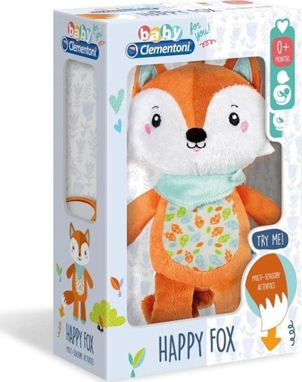 Clementoni Baby Oyuncak Aktiviteli Peluş Tilki CLE-17271 - Image 1