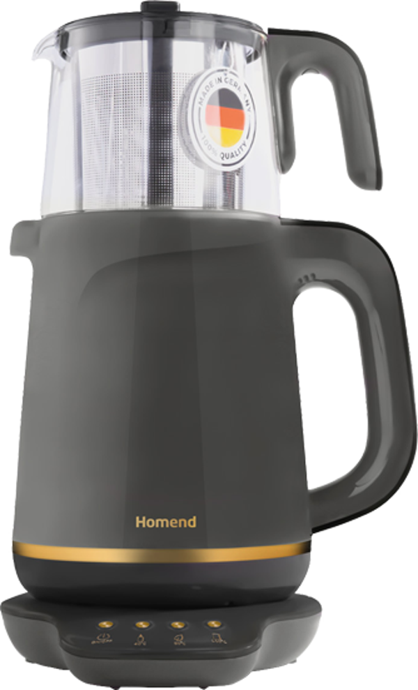 Homend Royaltea 1762H Konuşan Çay Makinesi Antrasit - Image 1