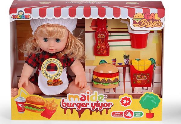 Galtoys Oyuncak Maiede Bebek Burger Yiyor Türkçe Konuşan GLT1105 - Image 1