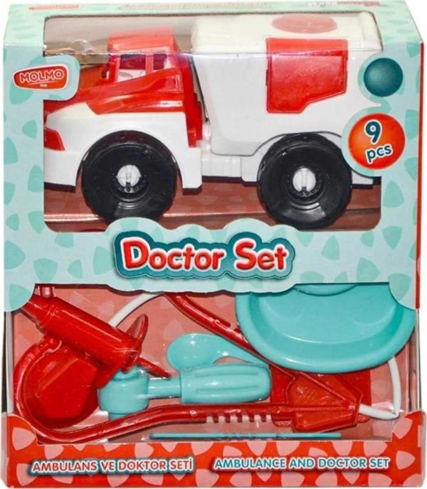 Molmo Oyuncak Ambulanslı Doktor Seti Ml492 - Image 1