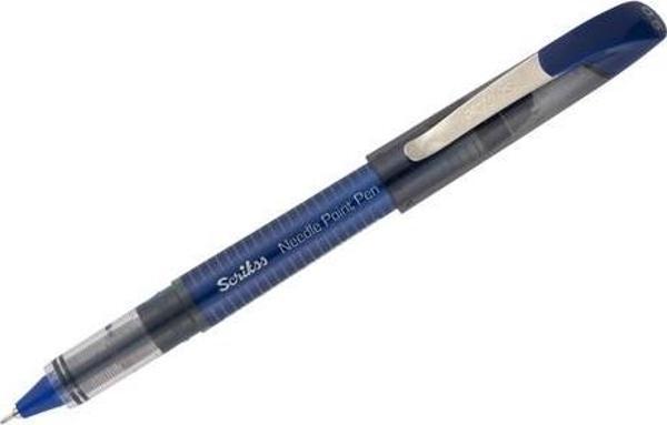 Scrikss Roller Kalem Needle Point Su Bazlı İğne Uç 0.5 MM Mavi (12 Li Paket) NP-68 - Image 1