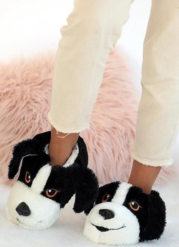 Ellaboni Unisex Çocuk Hayvanlı Köpekli Panduf Ev Botu - Image 1