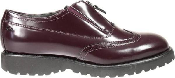 Alberto Guardiani Sport Lady Soho Burgundy Bordo Deri Düz Taban Loafer Kadın Ayakkabı - Image 1