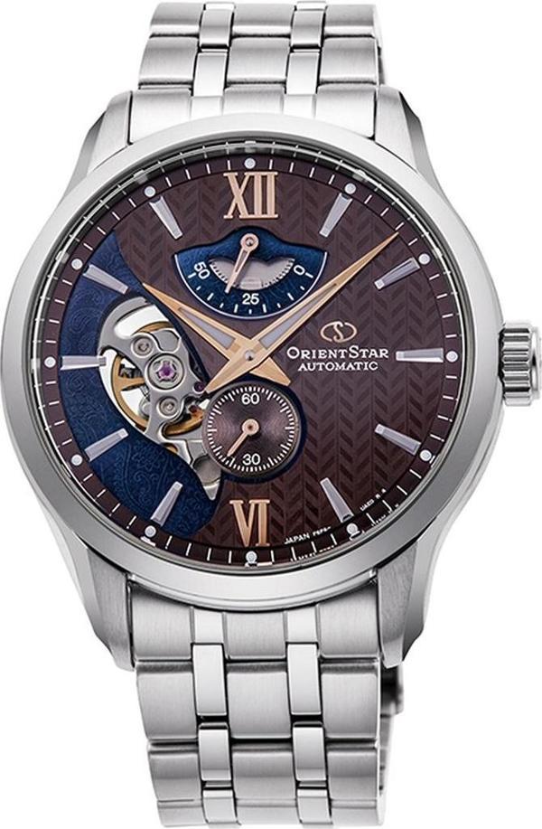 Orient Star RE-AV0B02Y00B 41 mm KurOtomatik Erkek Kol Saati Kehribar Tesbih Hediyeli - Image 1
