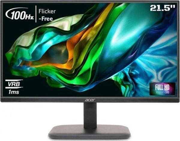 Acer 21.5" 100Hz 1Ms 1920x1080 FHD HDMI+VGA VA Monitör UM.WE0EE.301 - Image 1