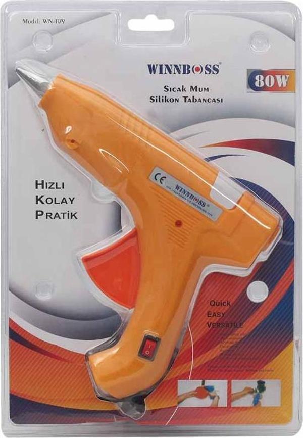 WINNBOSS WN-1179 80 WATT ANAHTARLI SICAK MUM SİLİKON TABANCASI - Image 1