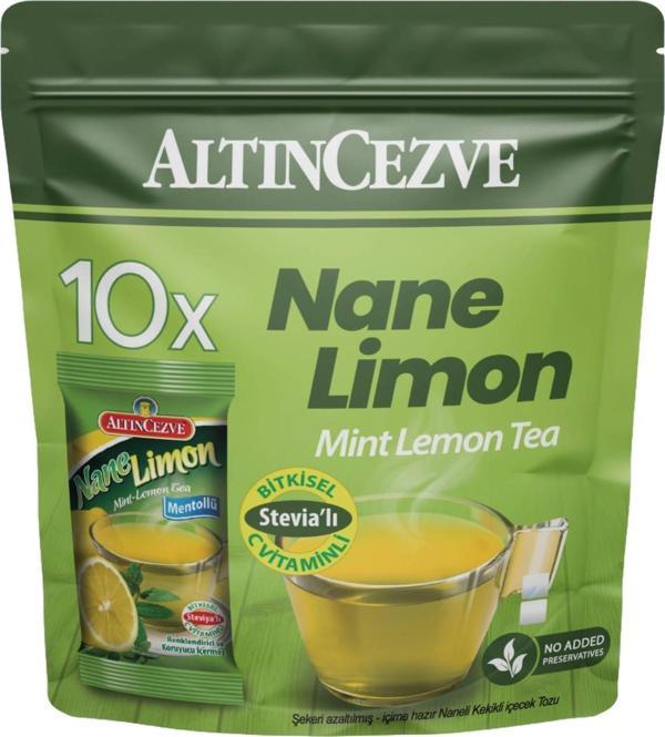 Altıncezve Nane Limon Aromalı Tek İçimlik İçecek Tozu 10 x 10 G - Image 1