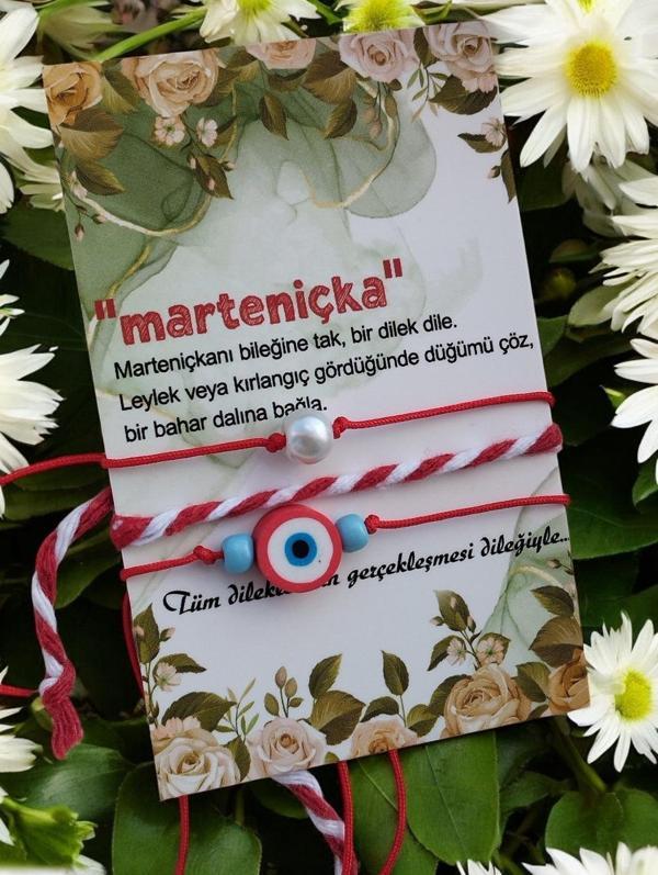 Kadınlar Gününe Özel, Fimo Marteniçka 2'li Kadın Bileklik - Image 1