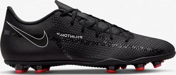 Nike Phantom G. T. 2 Club F. G. / M. G. Unisex Soccer Shoes Siyah Kırmızı Krampon - Image 1