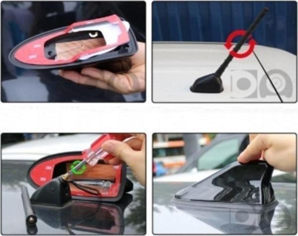 Nkt Group Fıat  Uno Uygun Balina Shark Anten Köpek Balığı Anten Siyah - Image 1