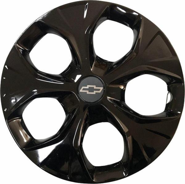 Nkt Group Chevrolet Araçlarına Uyumlu 15 Inç Piano Black Siyah Jant Kapağı 4 Adet - Image 1