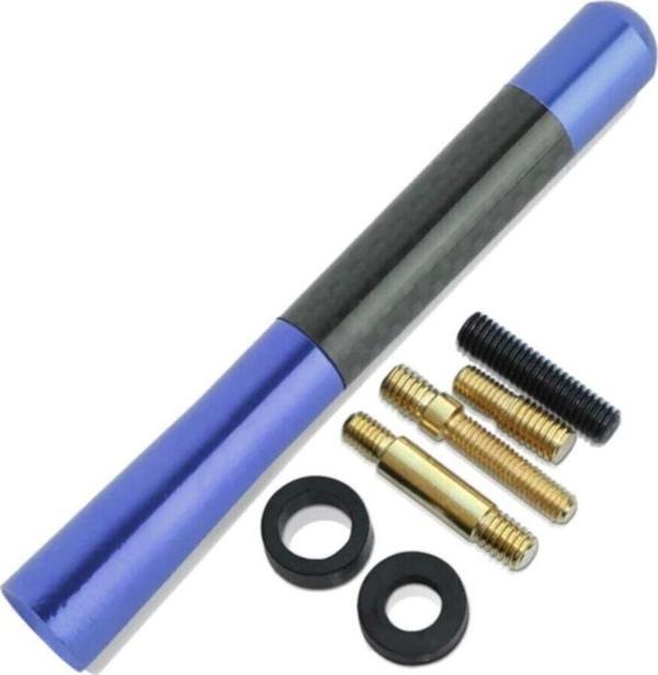 Nkt Group Renault 12 Uyumlu Karbon Mavi Oto Radio Anteni Çubuk Anten - Image 1