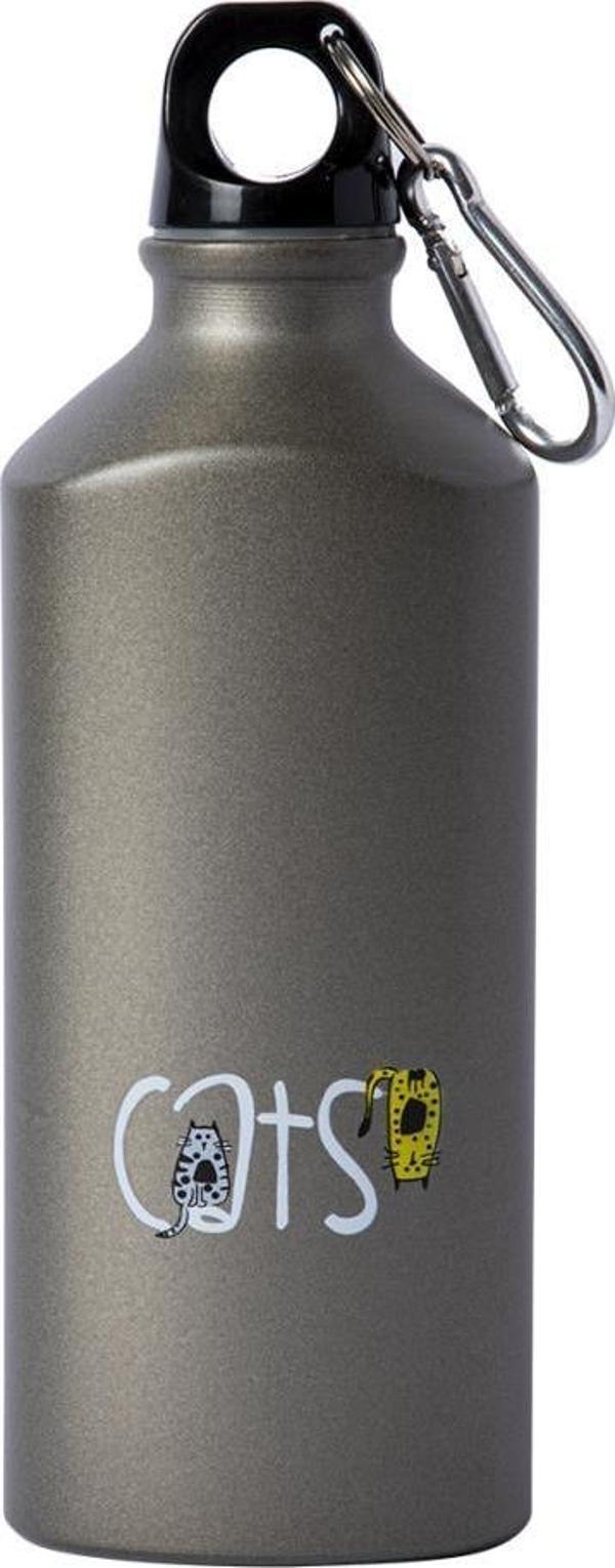 Biggdesign Cats 600 ML Alüminyum Matara - Image 1