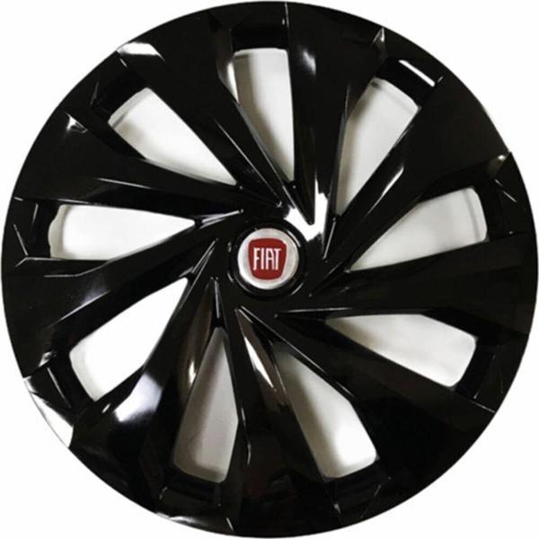 Nkt Group Fiat / Tofaş Kartal Uyumlu 14 Inç 4 Adet Piano Black Siyah Jant Kapağı Takımı - Image 1