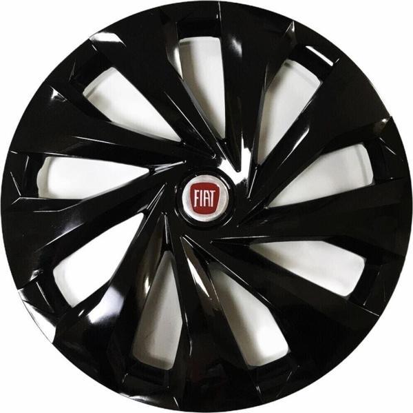 Nkt Group Fiat Albea Uyumlu 14 Inç 4 Adet Piano Black Siyah Jant Kapağı Takımı - Image 1