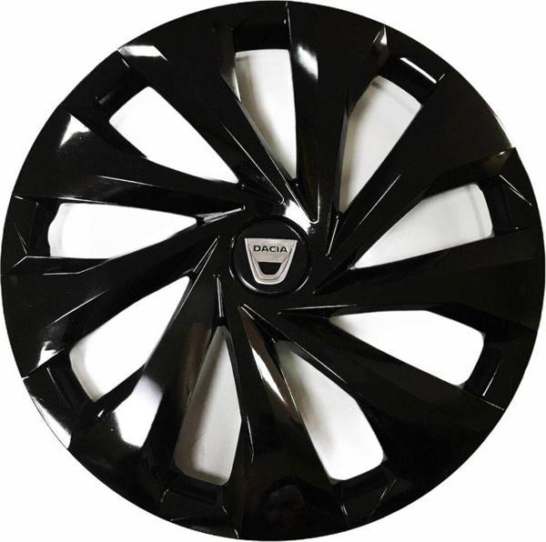Nkt Group Dacia Logan Uyumlu 14 Inç 4 Adet Piano Black Siyah Jant Kapağı Takımı - Image 1