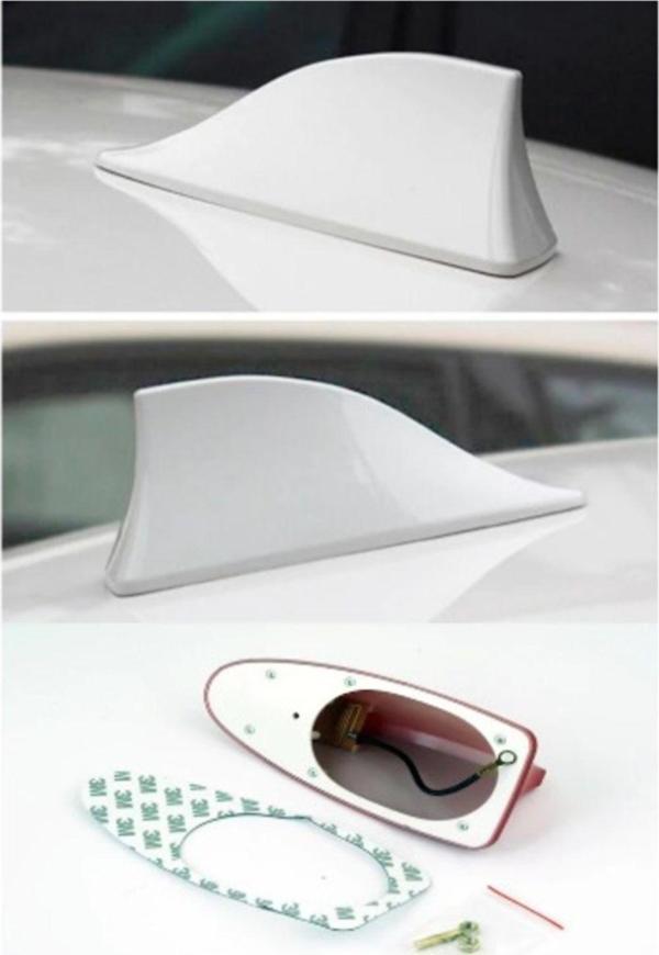 Nkt Group Ford Fiesta 2002 Son. Uygun Balina Shark Anten Köpek Balığı Anten Beyaz - Image 1