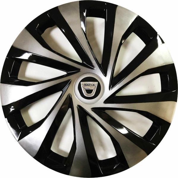 Nkt Group Dacia Solenza Uyumlu 14 Inç Piano Black Siyah Jant Kapağı 4 Adet - Image 1