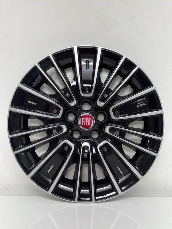 Nkt Group Fiat Egea Urban Uyumlu 16"İnç Siyah Gri Kırılmaz Jant Kapağı 4 Adet 1 Takım - Image 1