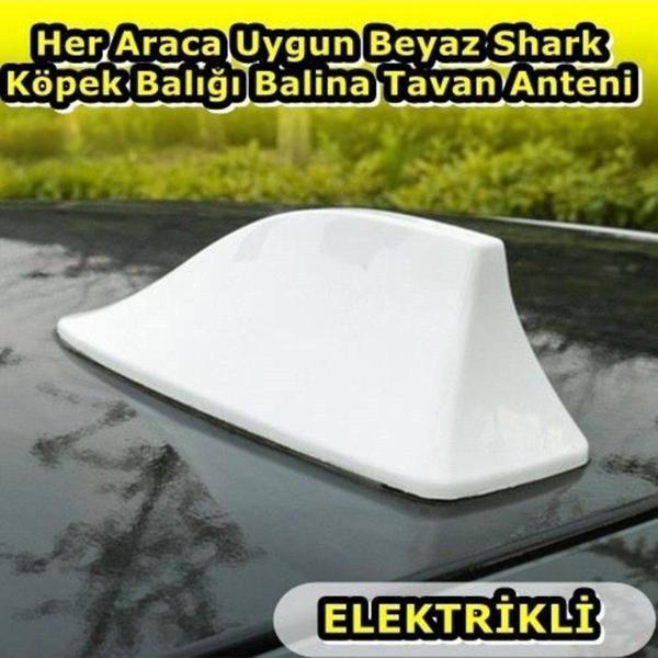 Nkt Group Her Araca Uygun Beyaz Shark Köpek Balığı Balina Tavan Anteni - Image 1