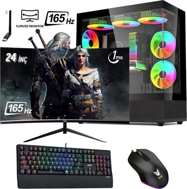 EAGLE X Ryzen 7 3700X 16GB 512GB M.2 NVMe RXT 4060 8GB 24" 165Hz Oyuncu Masaüstü Bilgisayarı - Image 1