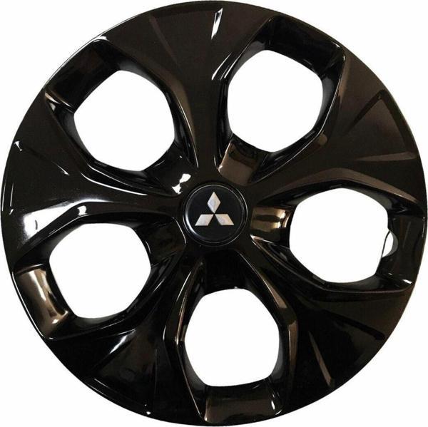 Nkt Group Mitsubishi L200 Uyumlu 15 Inç Piano Black Siyah Jant Kapağı 4 Adet - Image 1