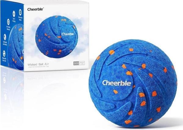 Cheerble Şarjlı Akıllı İneraktif Köpek Top Oyuncağı Mavi 7X7X7 Cm - Image 1