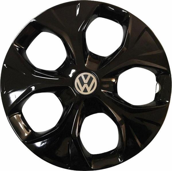 Nkt Group Volkswagen Araçlarına Uyumlu 13 Inç Piano Black Siyah Jant Kapağı 4 Adet - Image 1