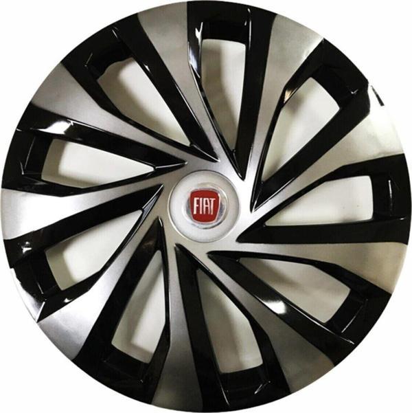 Nkt Group Fiat Linea Uyumlu 15 Inç Piano Black Siyah Renkli Jant Kapağı 4 Adet - Image 1
