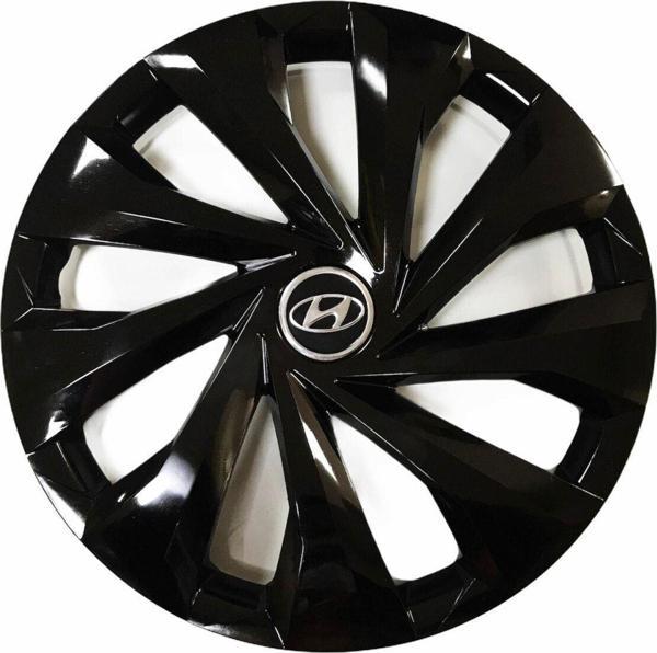 Nkt Group Hyundai I20 Uyumlu 14 Inç Piano Black Siyah Jant Kapağı 4 Adet - Image 1