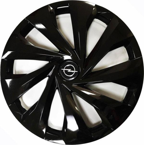 Nkt Group Opel Tigra Uyumlu 14 Inç 4 Adet Piano Black Siyah Jant Kapağı Takımı - Image 1