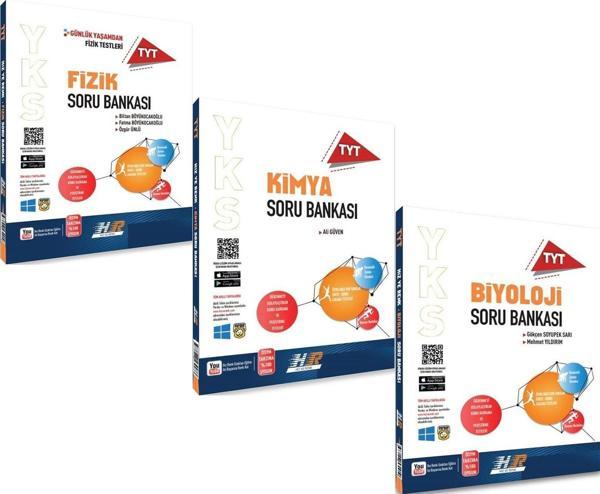 Hız ve Renk TYT Fizik Kimya ile Biyoloji Soru Bankası Seti 3 Kitap - Hız ve Renk Yayınları - Image 1