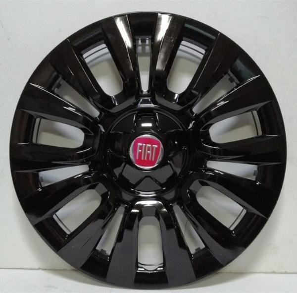 Nkt Group Fiat Egea 15 Inç Piano Black Kırılmaz Jant Kapağı 4 Adet - Image 1