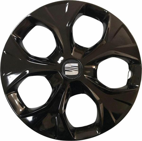 Nkt Group Seat Toledo Uyumlu 14 Inç Piano Black Siyah Jant Kapağı 4 Adet - Image 1