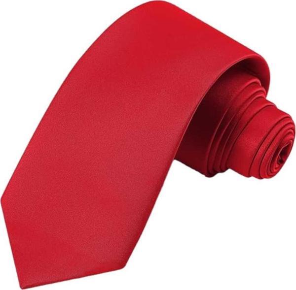 Erkek Düz Renk Saten Kravat - Image 1