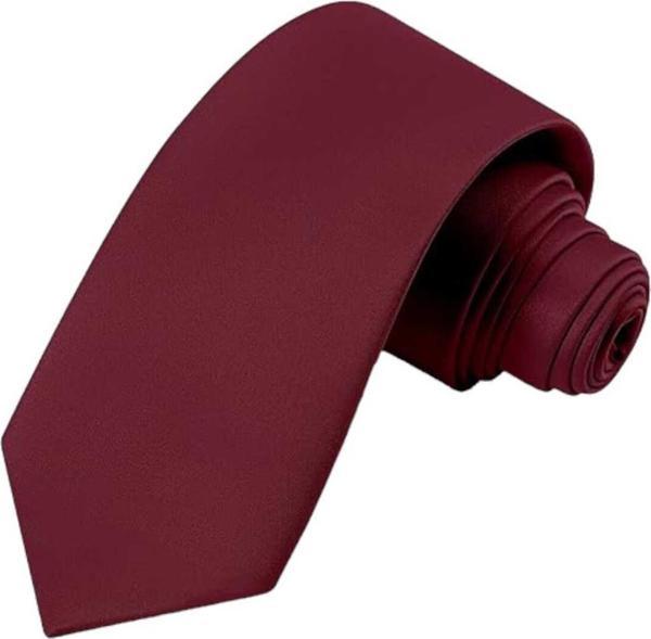 Erkek Düz Renk Saten Kravat - Image 1