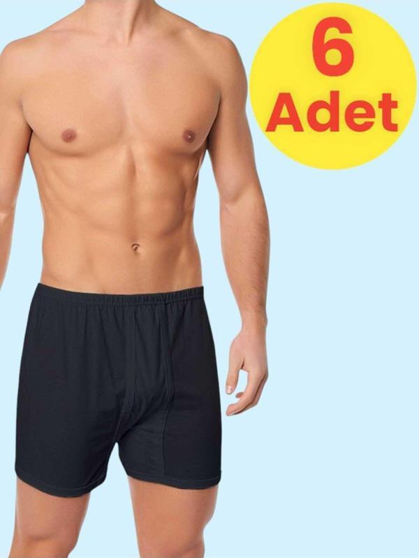 Tezzgelsin Erkek Rahat Kesim 6'Lı Paçalı Pamuklu Külot - Image 1