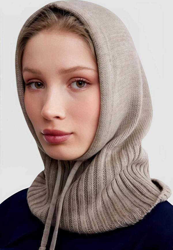 Balaclava Fitilli Triko Örgü Bere Başlık - Image 1