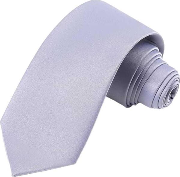 Erkek Düz Renk Saten Kravat - Image 1