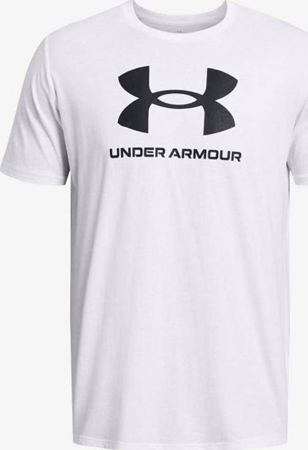 Under Armour Ua Sportstyle Logo Update Ss Erkek Antrenman Tişörtü 1382911-100 - Image 1