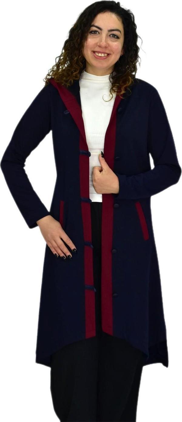 Kadın Kapşonlu Kap Kombinli N063 - Image 1